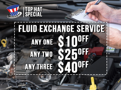 Fluid Exchange Deals At Our Service Department!