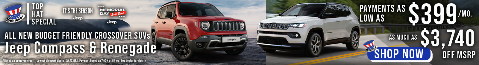 Jeep Compass and Renegade