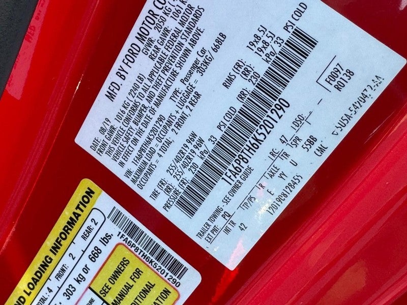 2019 Ford Mustang EcoBoost Premium