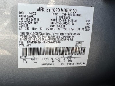 2022 Ford Explorer ST-Line