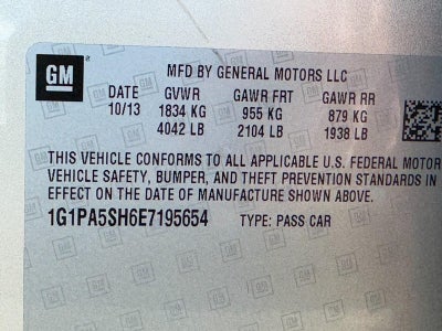 2014 Chevrolet Cruze LS