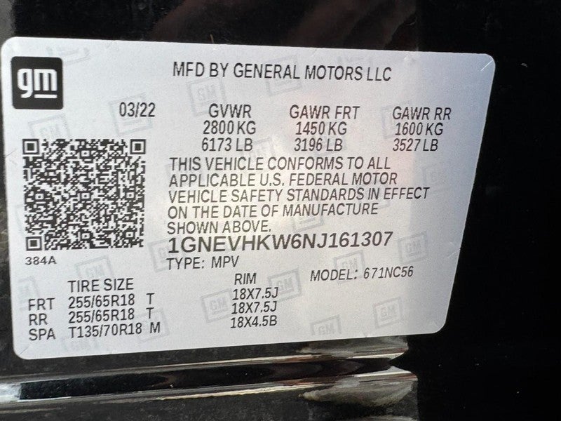 2022 Chevrolet Traverse LT Leather