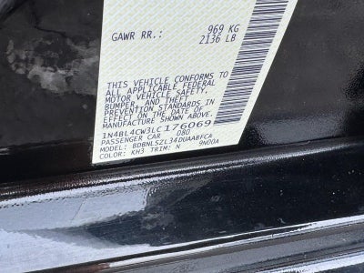 2020 Nissan Altima 2.5 SR