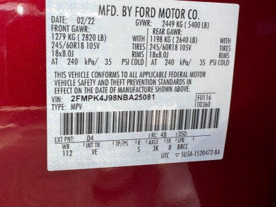 2022 Ford Edge SEL