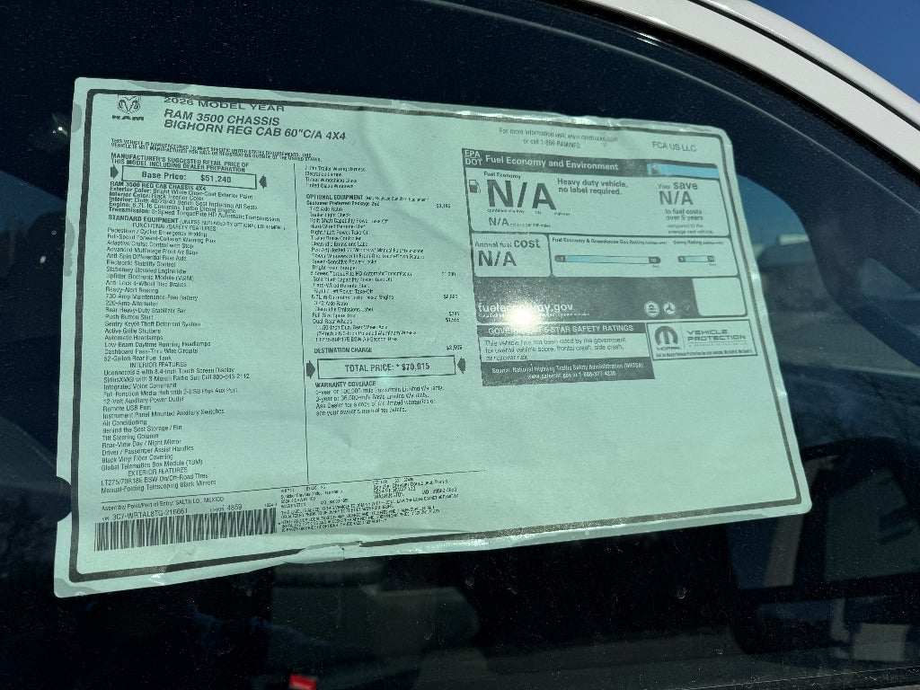 2026 RAM 3500 Big Horn