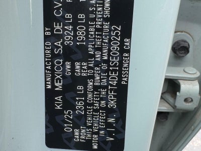 2025 Kia K4 LXS