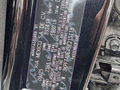 2025 Kia K4 LXS
