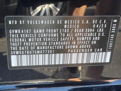 2025 Volkswagen Jetta S