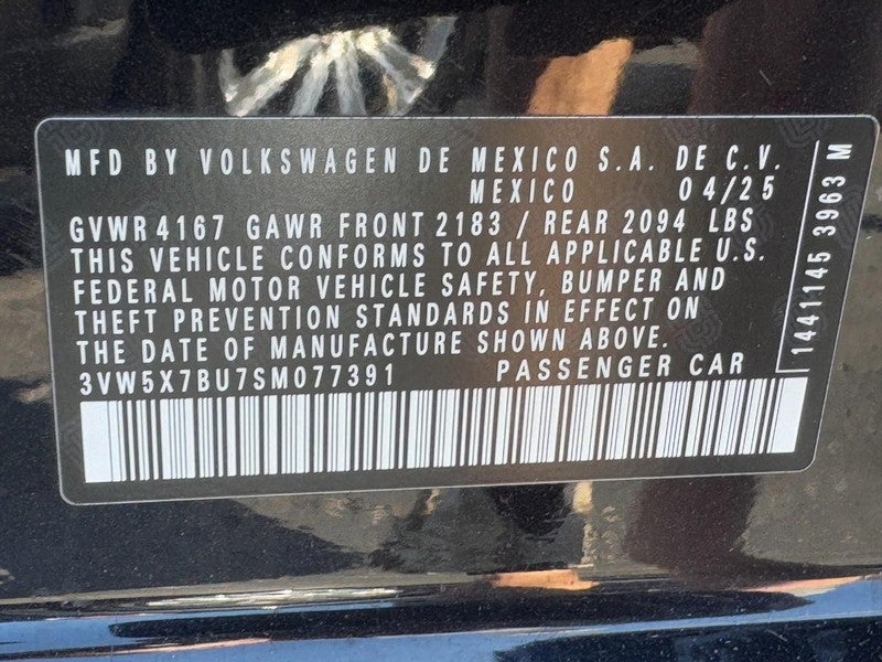 2025 Volkswagen Jetta S
