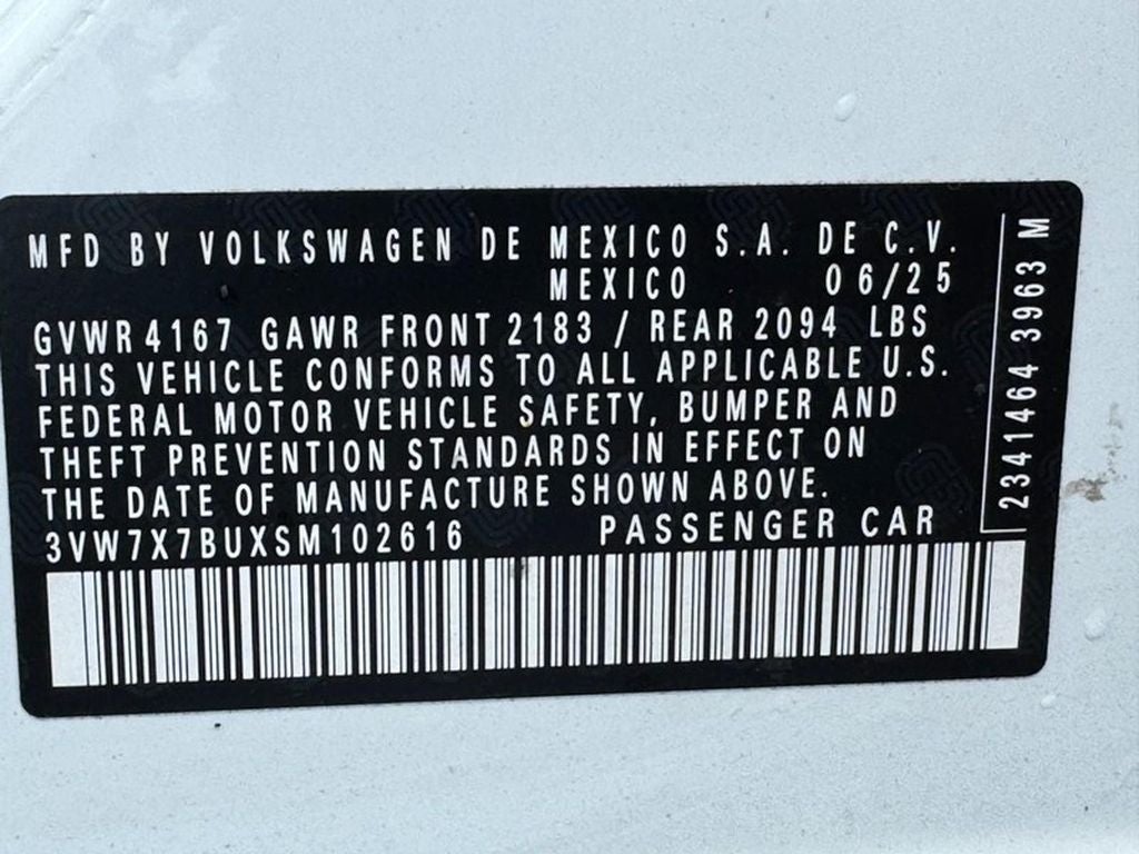 2025 Volkswagen Jetta SE