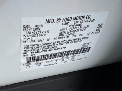 2022 Lincoln Aviator Reserve