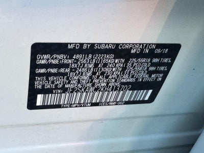 2019 Subaru Forester Touring