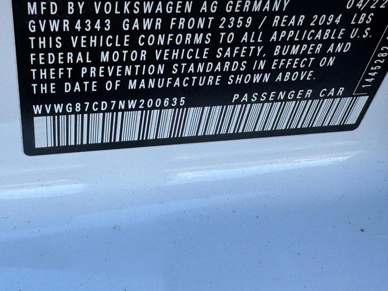 2022 Volkswagen Golf GTI S