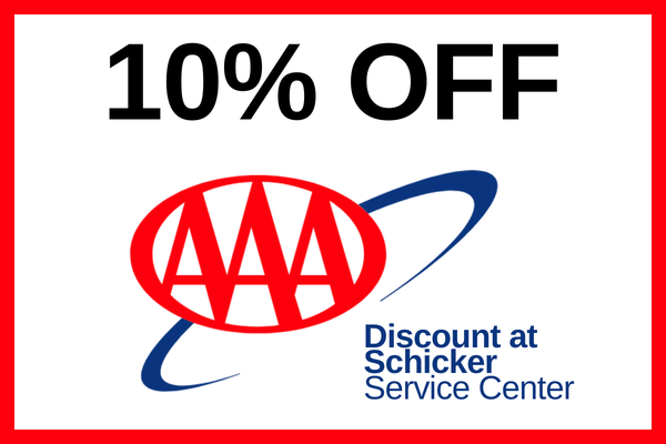 AAA Members 10% off Service