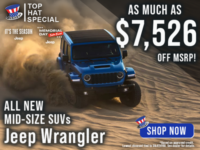 New Jeep Wrangler - $7,526 Off MSRP!