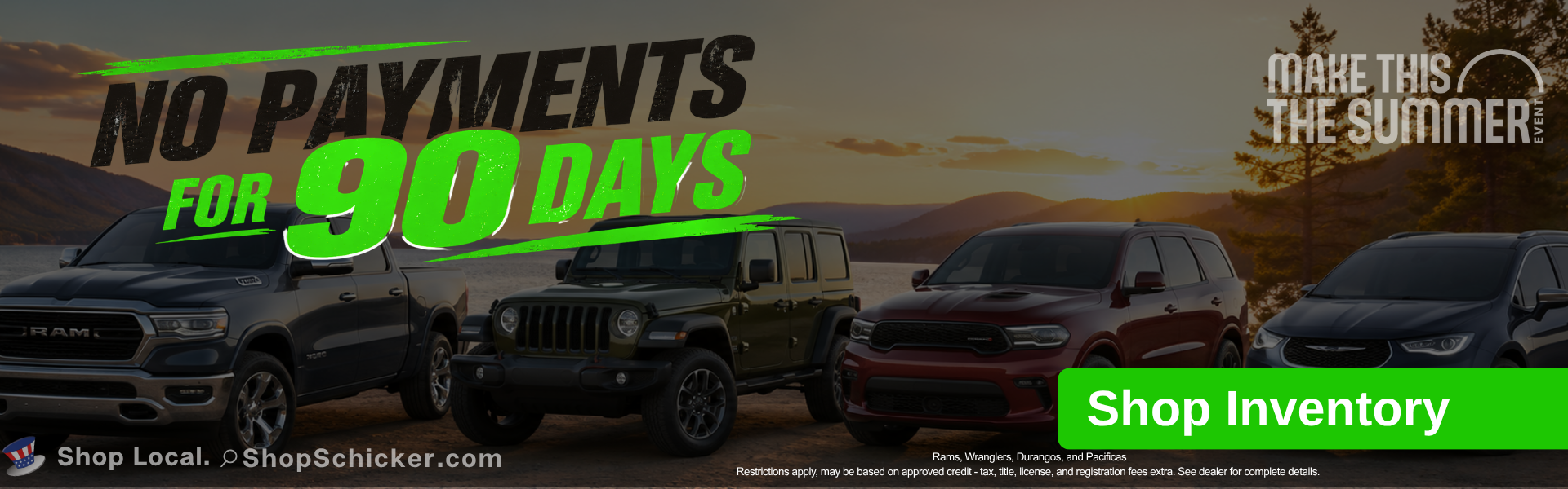 No Payments for 90 Days 
