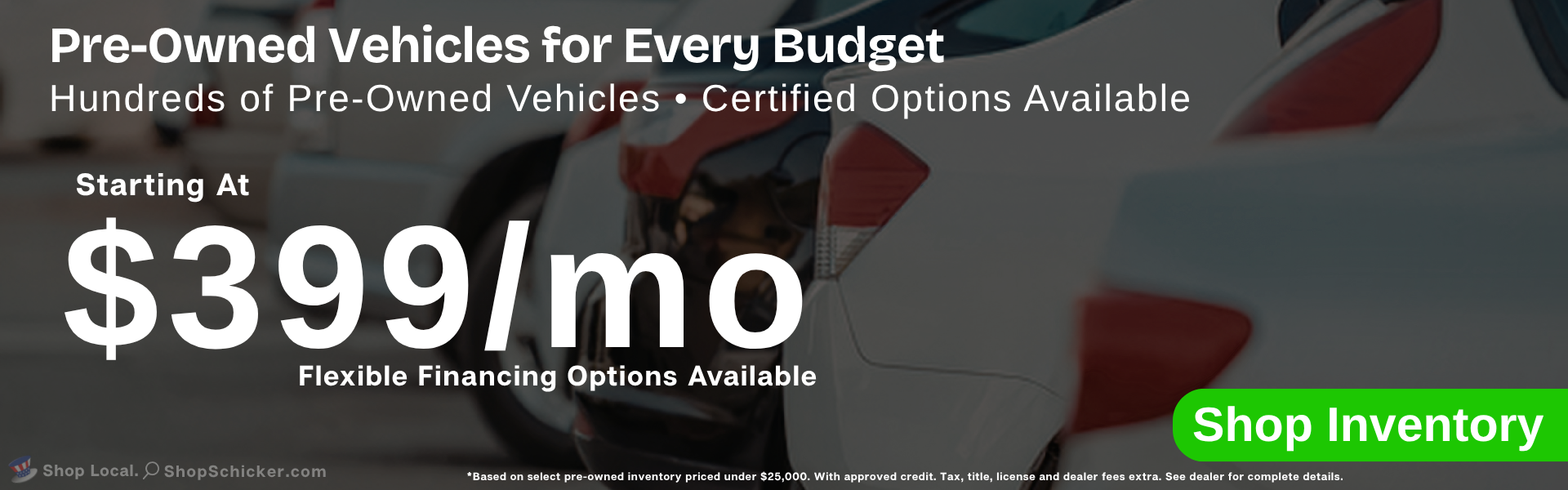 Pre-Owned vehicles